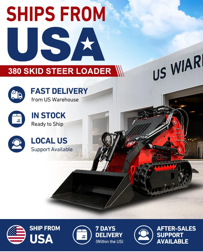 2.380 Mini-Lader Kompaktlader USA Lagerhaus Schneller Versand – Detail 4