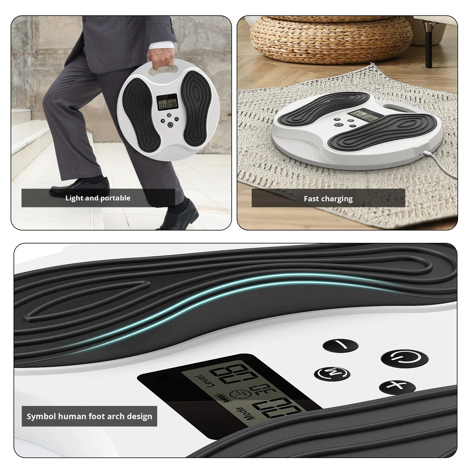 Rechargeable Multifunctional Foot Massager with Remote Control Popular Multifunctional Foot Massager