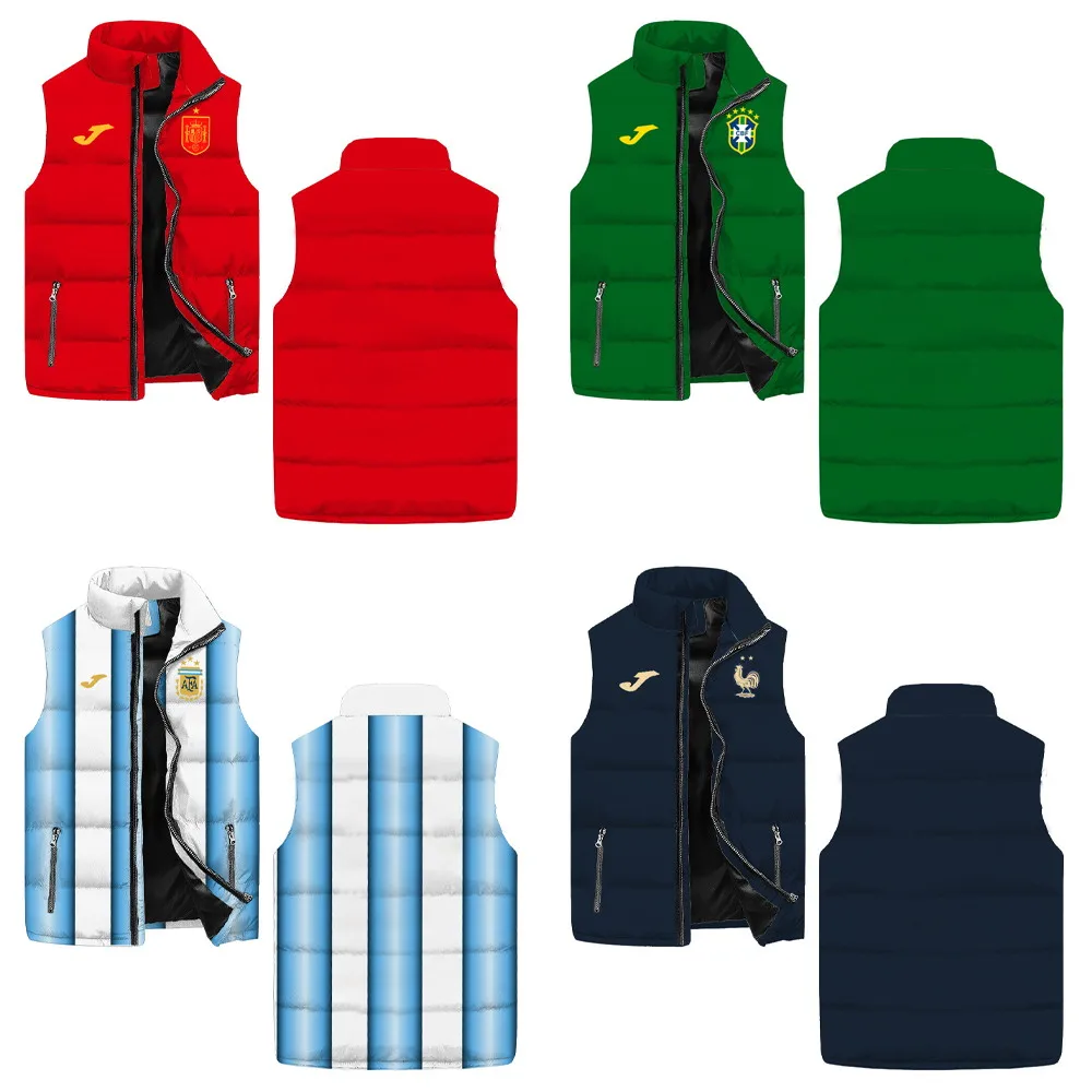 Gilet de sport unisexe grande taille JOMA, veste sans manches, uniforme d'équipe de football, équipement de cyclisme extérieur pour fans de champion du monde