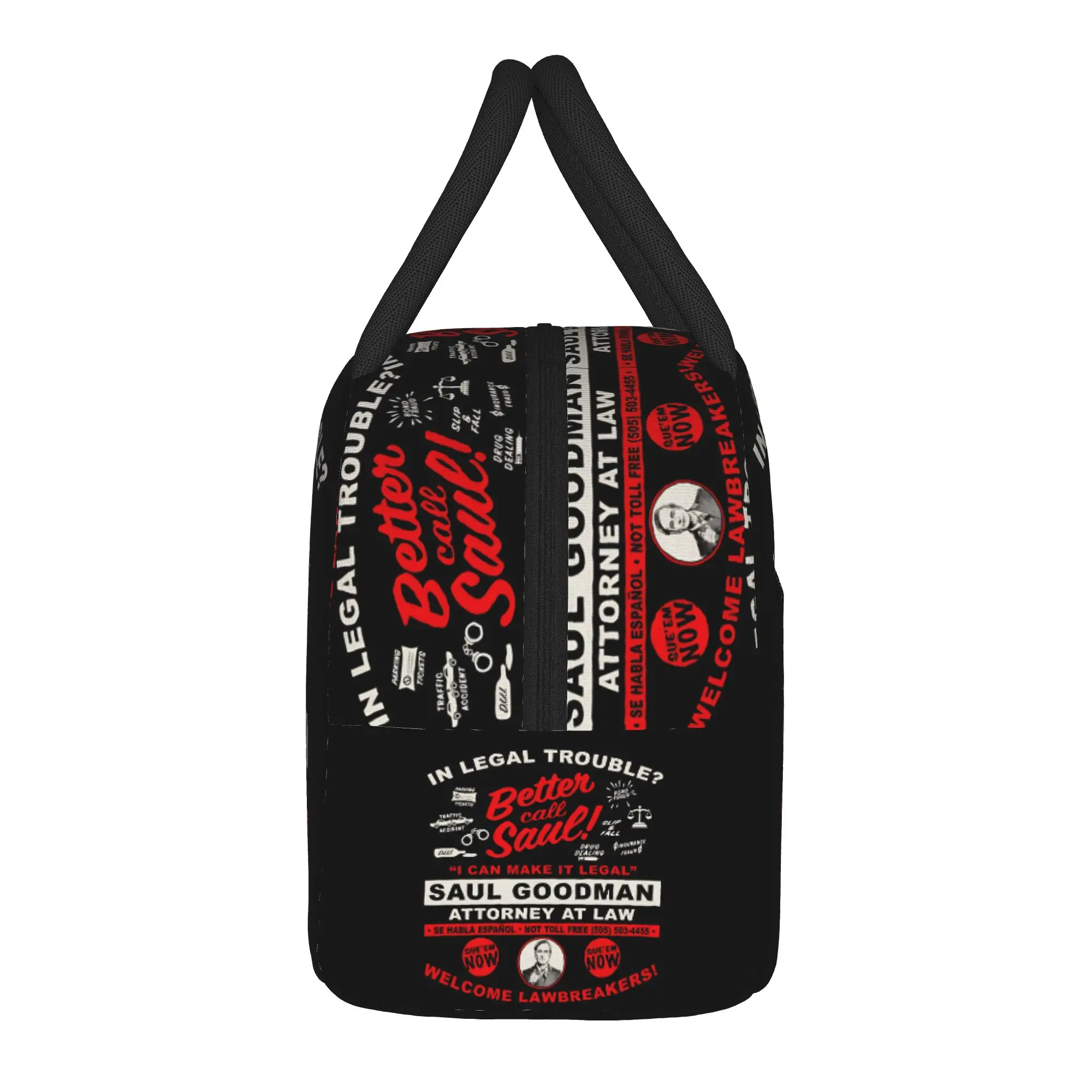 In Legal Trouble Better Call Saul Dks Breaking Bad Lunch Bag Lunch Box Picnic Thermal Tote Handbags For Child Oxford Cooler Bag