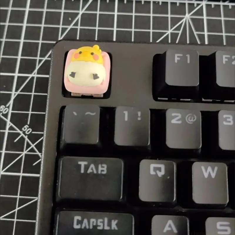 

Collectible Parrots Artisans ESC Resin Keycap Cartoon Keycap for Keyboards Builder