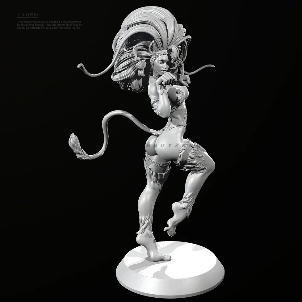 50mm 75mm 85mm Resin model kits figure beauty colorless and self-assembled 3D Printing TD-6206/3D