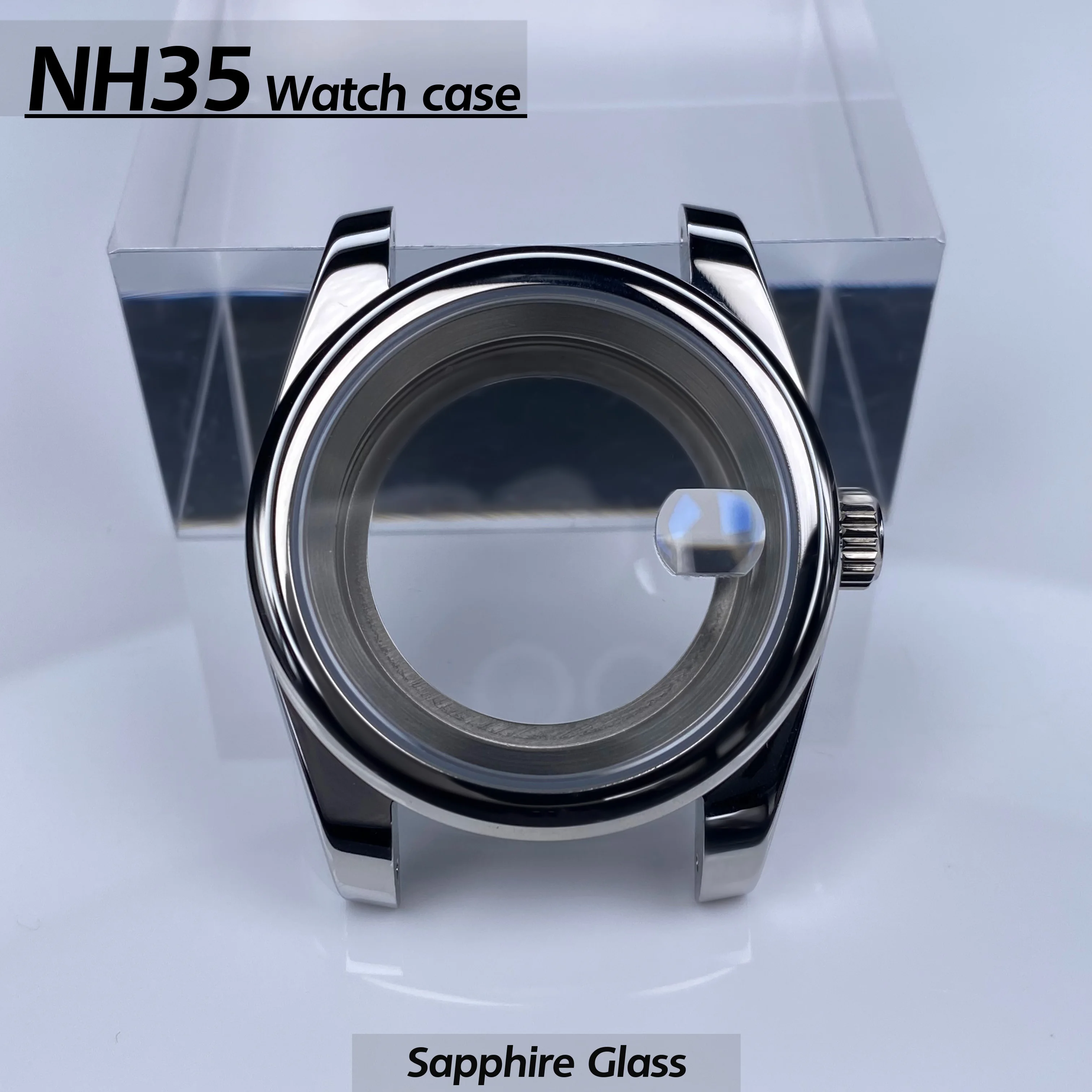 ステンレススチール製時計ケース,サファイアガラス,シルバーケース,日付ダイヤル,nh35ムーブメント,28.5mm, 36mm, 39mm