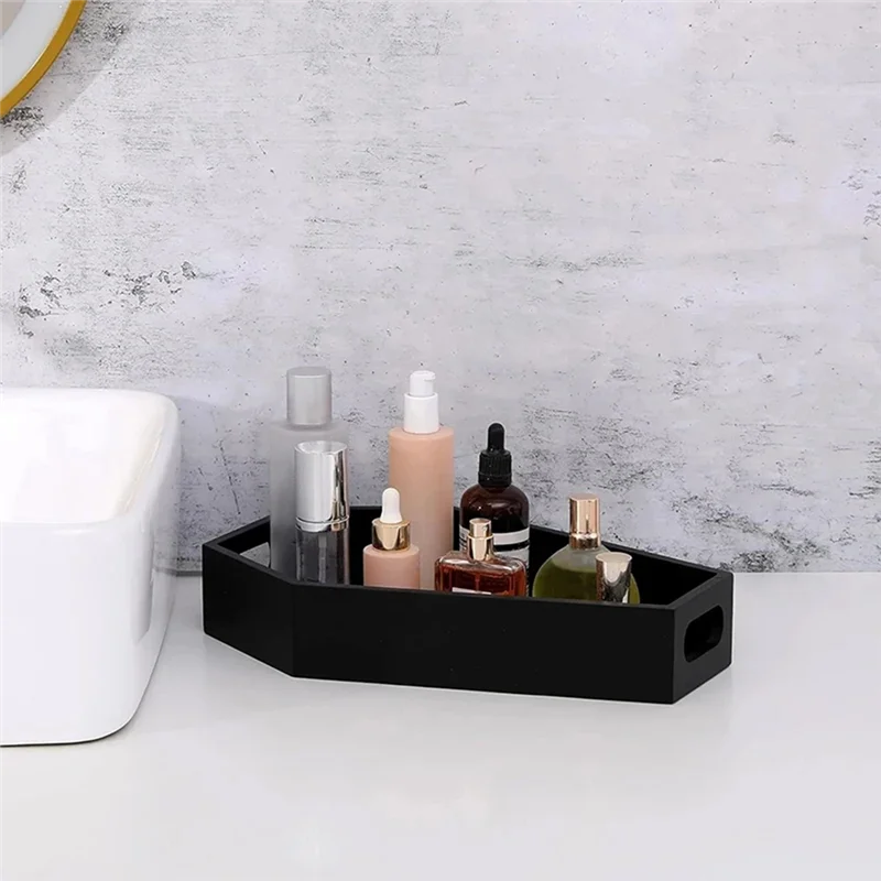-A90P Coffin Shape Black Storage Box Coffin Shape Black Tray For Birthday Present Gift
