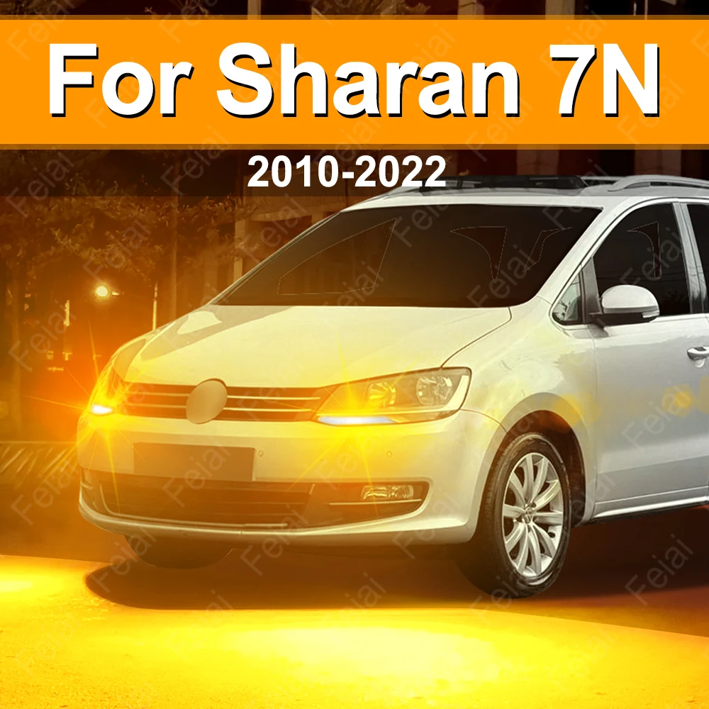 

Turn Signal LED Lights For Volkswagen VW Sharan 7N Accessories LED Indicator Light Bulb Amber 2010 2011 2012 2013 2014 2015-2022