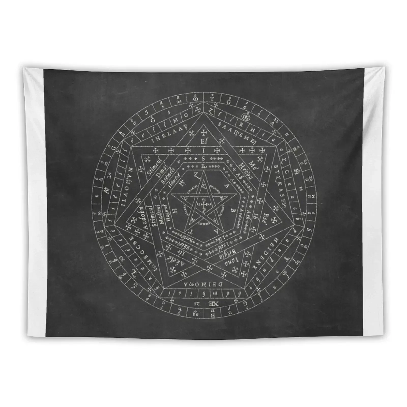 sigillum dei aemeth Tapestry Home Decorations Aesthetic For Bedroom Tapestry