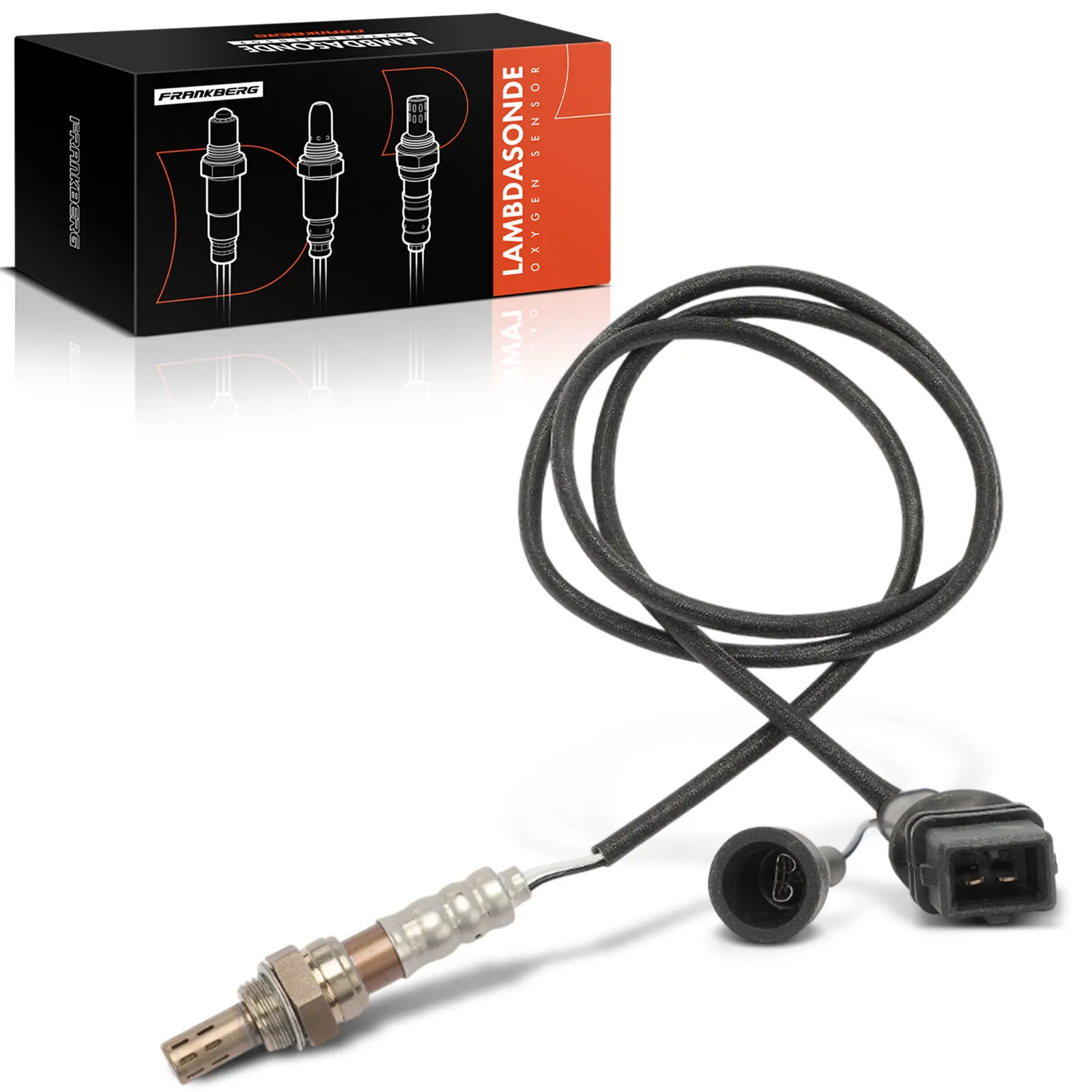 Frankberg 1x Lambdasonde Controle Sonde Voor VW Golf II Audi 80 90 100 Alfa Romeo 75 Lancia Volvo 7654221 3342825