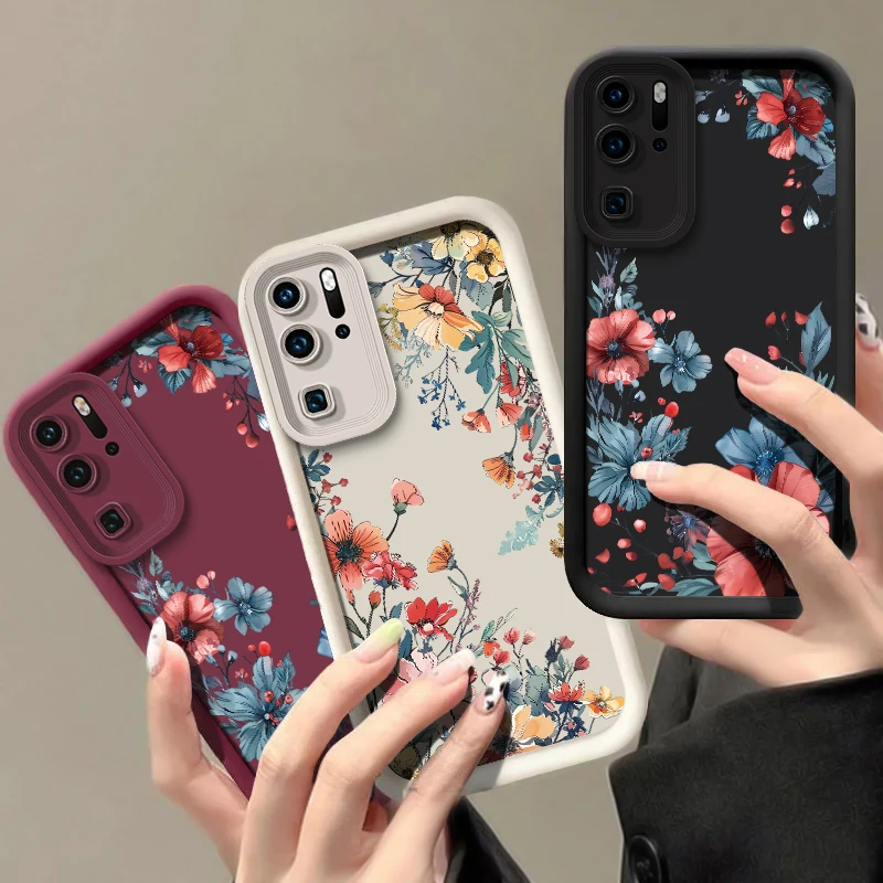 حافظة هاتف مطبوعة بالزهور لهاتف انفينيكس نوت 50 40 GT 30 VIP Zero 30 Hot 60 Pro Plus 40i 30i 10 20 Play غطاء سيليكون غير لامع #1