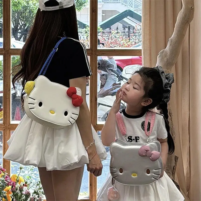 

Cute Cartoon Hello Kittys Shoulder Bag Handbag Good-Looking Multifunctional Portable Storage Bag Backpack Fashion Festival Gift