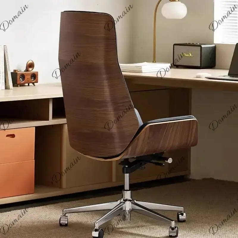 PL Black Modern Office Chair Upgrade Nordic Luxury Comfortable Relaxing Computer Chair Designer Sillas De Oficina Office Furnitu