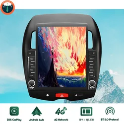 8G Ram Android 14.0 Car Radio Stereo GPS Navigation DVD Multimedia Player For Mitsubishi ASX 2010 2012 2014 2015 DVD Cassette