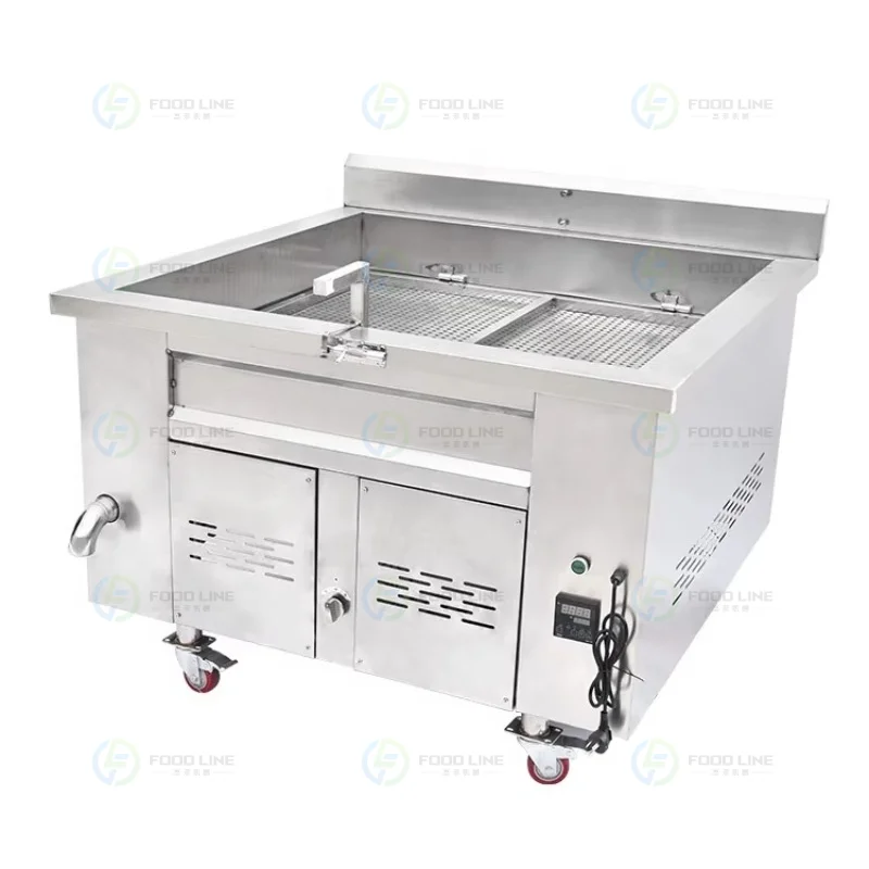 Deep Frying Machine Customized Food Fryer Stainless Steel High Performance Electric Fryer Restaurant Catering Equipment