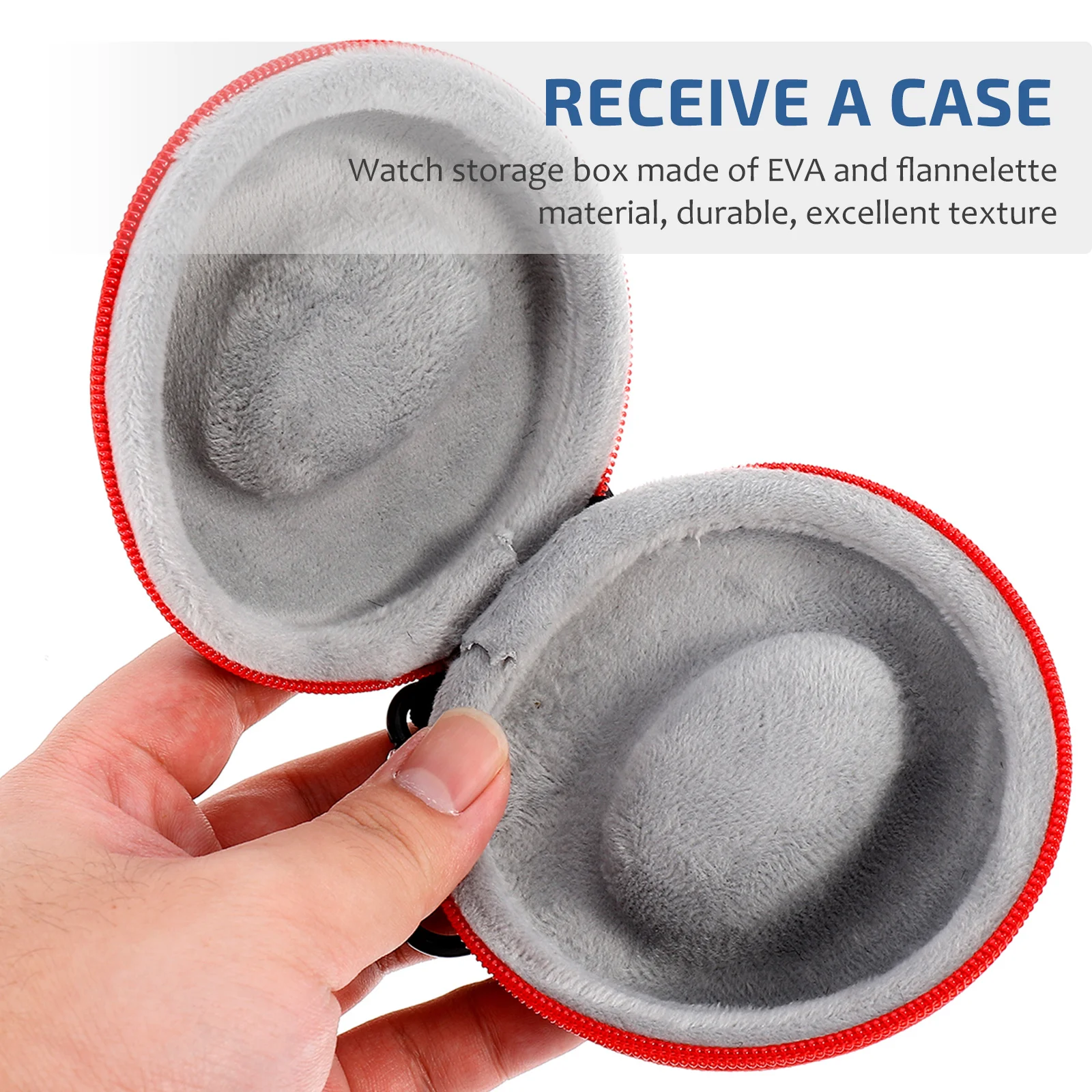 

Watch Storage Box EVA Material Protective Holder Black ganizer Container Portable Case Anti Vibration Durable Craftsmanship