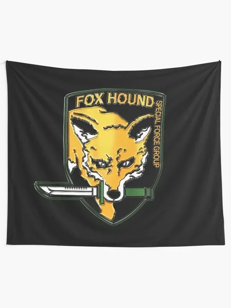 Foxhound Crest Tapestry Decoration For Rooms Wall Hangings Decoration Wallpaper Home Decorations Tapestry