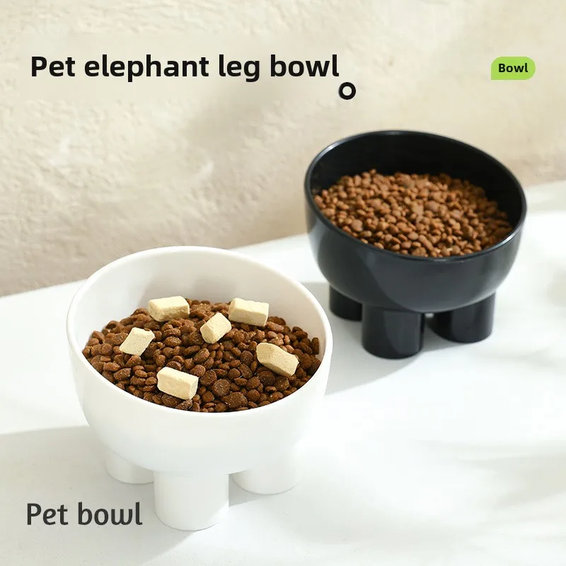 Non-Slip Cat Bowl Pet Water Food Feed Dog Bowls 45° Inclination Stand Feeders Tall Cat Bowl Anti-dumping Pet Feeding Supplies