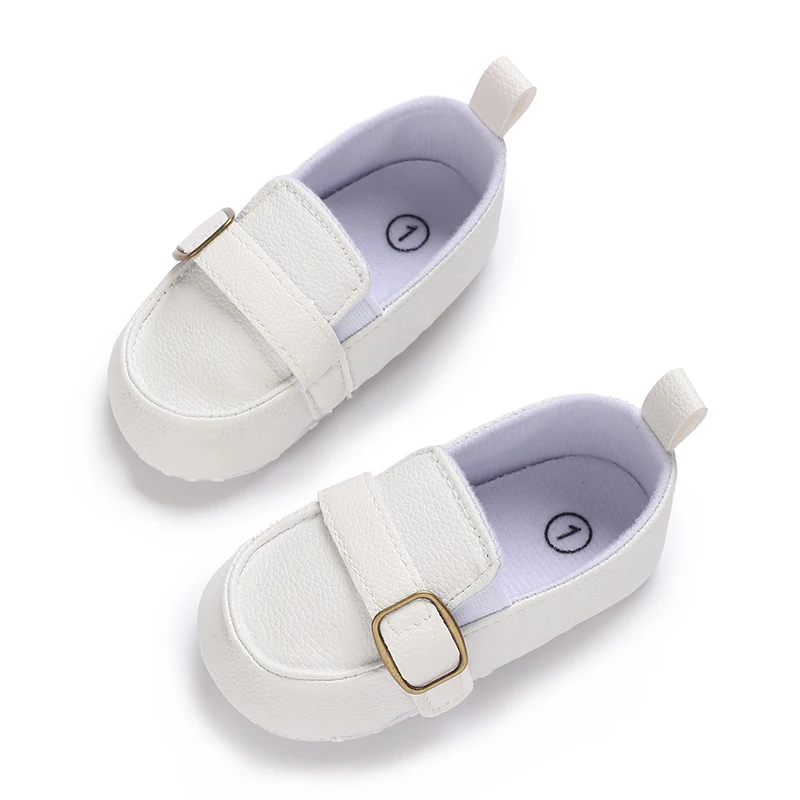 الربيع والخريف نمط 0-1 سنة طفل أحذية المشي لينة سوليد حذاء طفل حذاء كاجوال يغطي الأحذية الجلدية الصغيرة