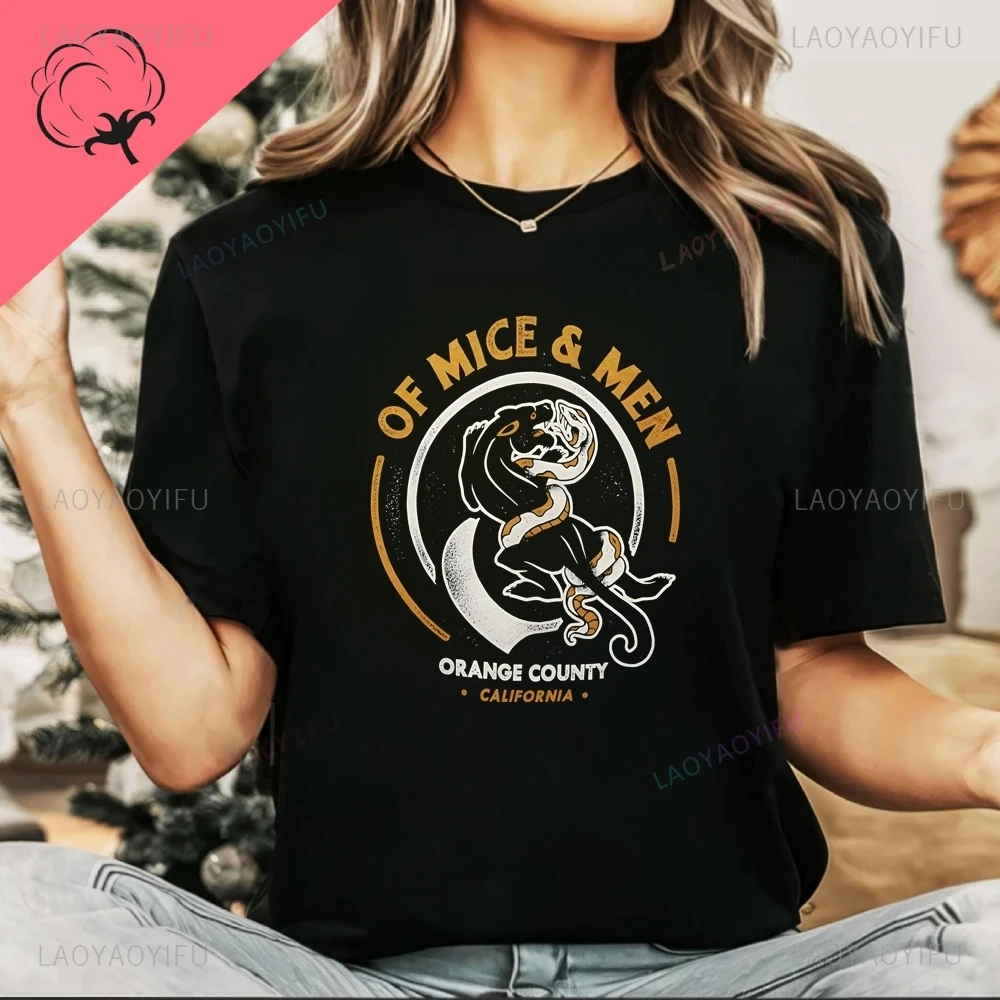 نسخة جديدة من الفئران والرجال - (تي شيرت طبق الأصل على الطراز القديم لكل من الرجال والنساء، مصنوع من القطن الخالص)