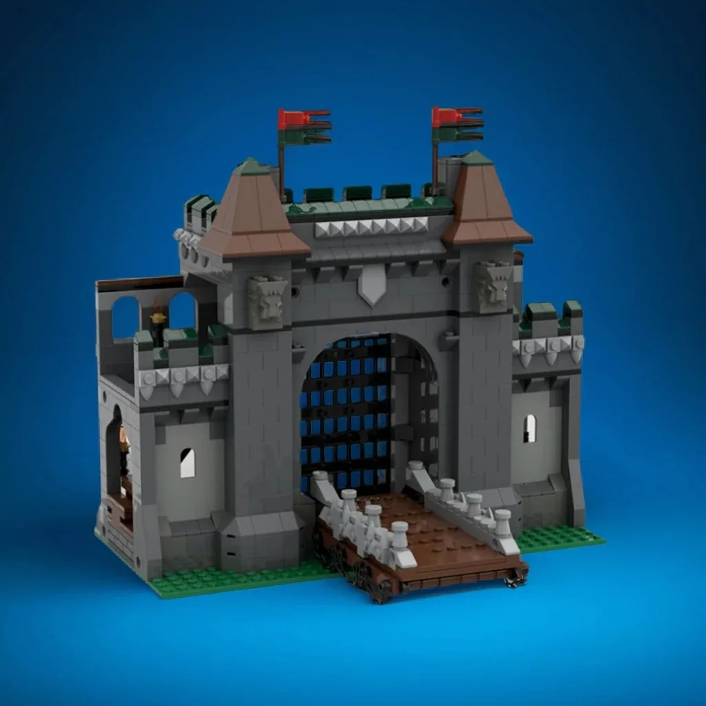 19782pcs MOC King's Castle Model Building Blocks Christmas Gift Architecture Toy Idea Display Creative Brick Birthday Collection