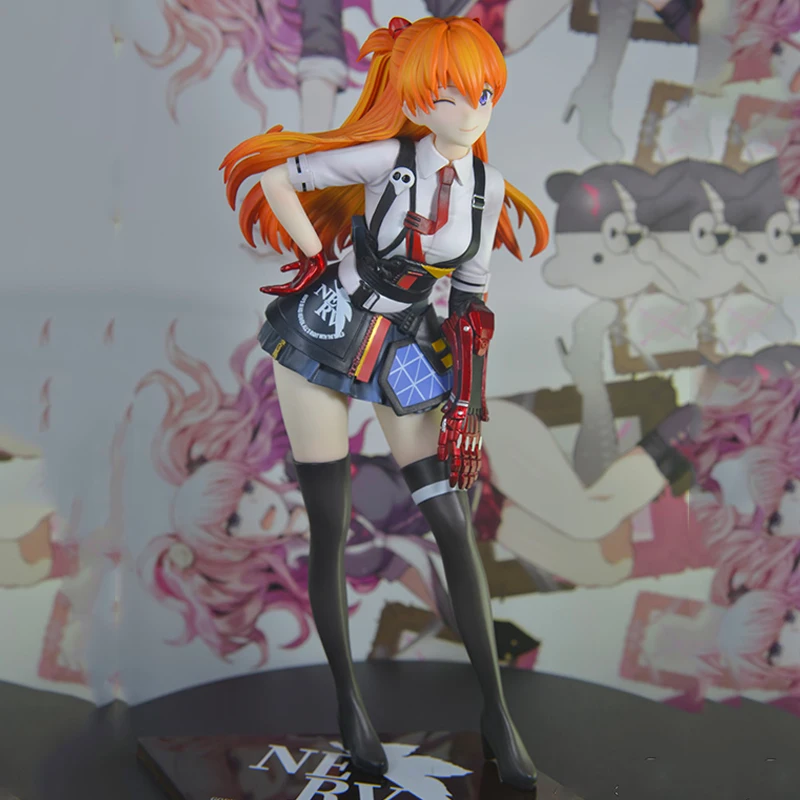 

Anime EVA Asuka Kawaii Mecha Robotic Arm Neon Genesis Evangelion Toys Figure Action Figure Model Ornament Figurines Holiday Gift