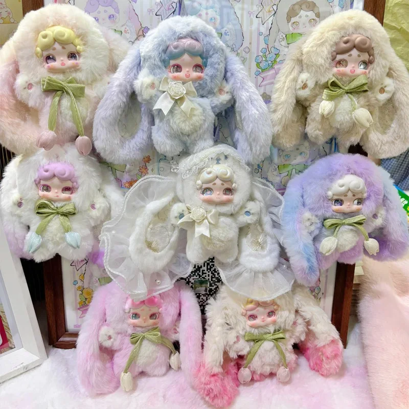 

LuckyDeerNai Secret Garden Series Vinly Blind Box Cute LuckyDeerNai V2 Plush Pendant Surprise Bag Bunny Keychain Mystery Box Toy