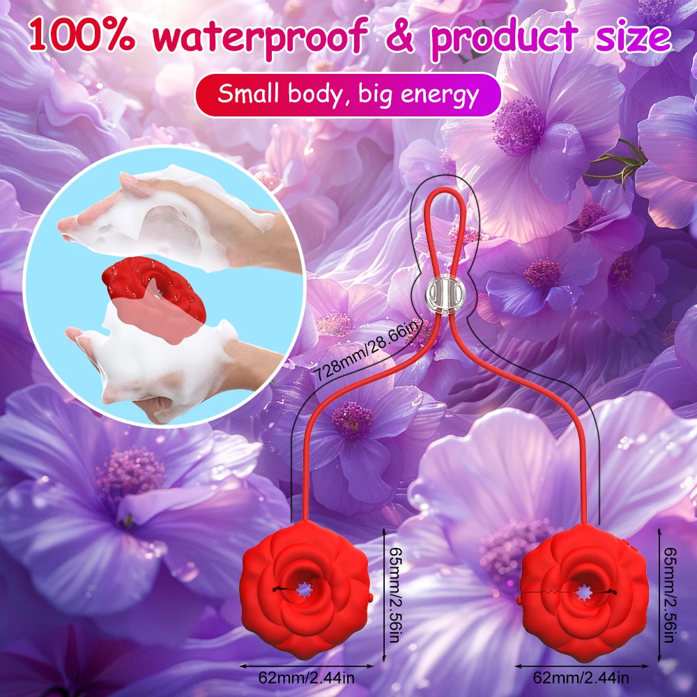 9 يهتز الحلمة كليب مع سلسلة قلادة سيليكون المحمولة قابلة للشحن الحلمة هزاز للإناث الذكور زوجين الجنس لعب الكبار