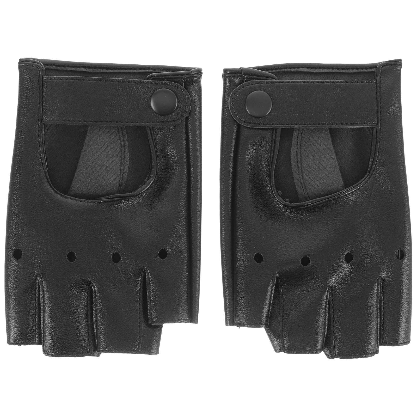 1 Pasang Sarung Tangan Setengah Jari Nyaman Perlindungan UV Anti Selip Telapak Tangan Bersepeda Berkendara Olahraga Luar Ruangan Sarung Tangan Kebugaran