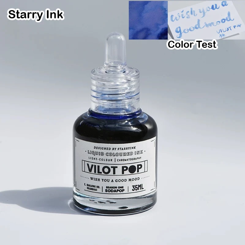Starry Ink SODAPOP Series Sheen Fountain Pen Ink 35ml Ink for Calligraphy Drawing Stationery School Supplies For majohn jinhao