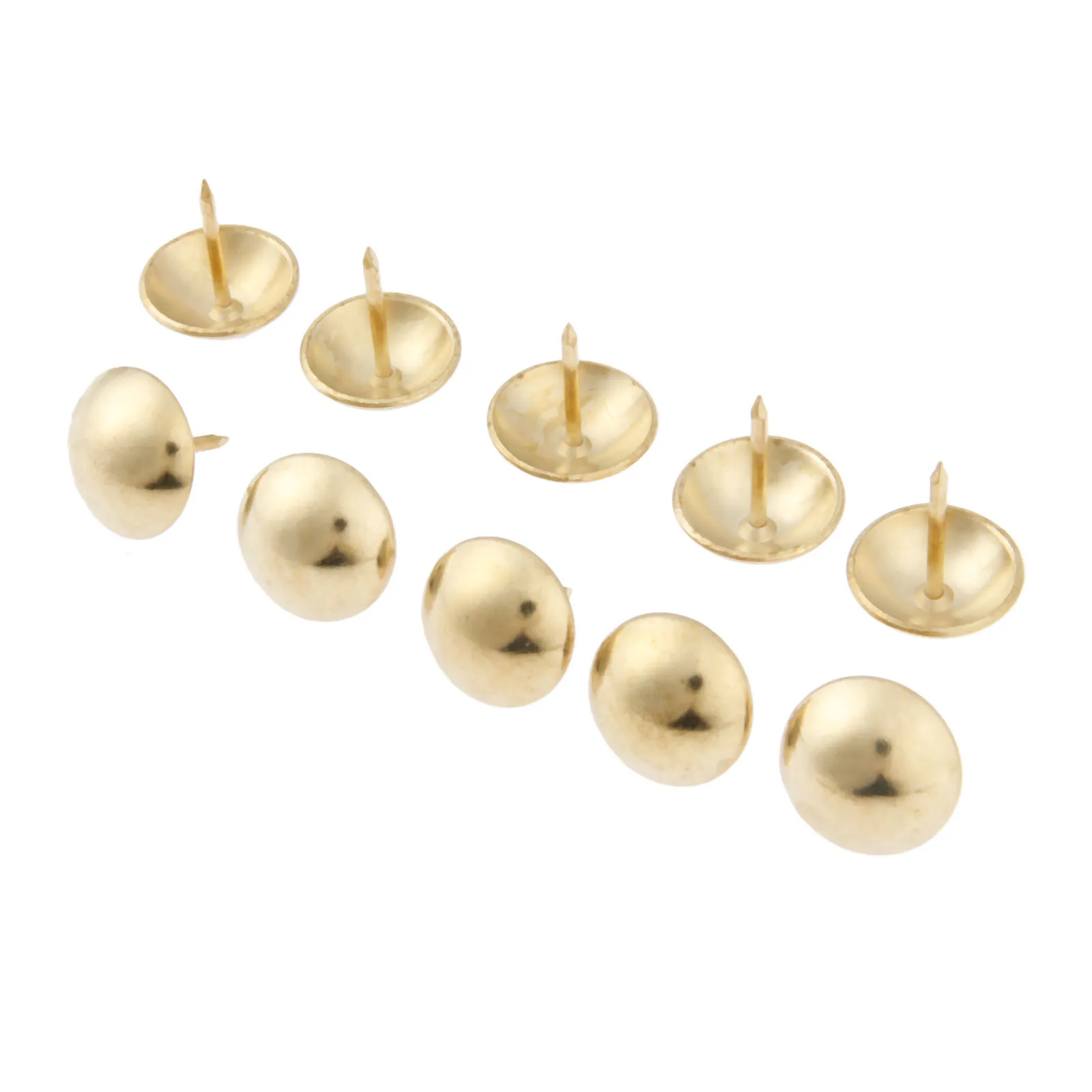 DRELD 20Pcs Vintage Decorative Upholstery Nail Jewelry Gift Case Box Sofa Furniture Tack Stud Pushpin Doornail Hardware 19x20mm