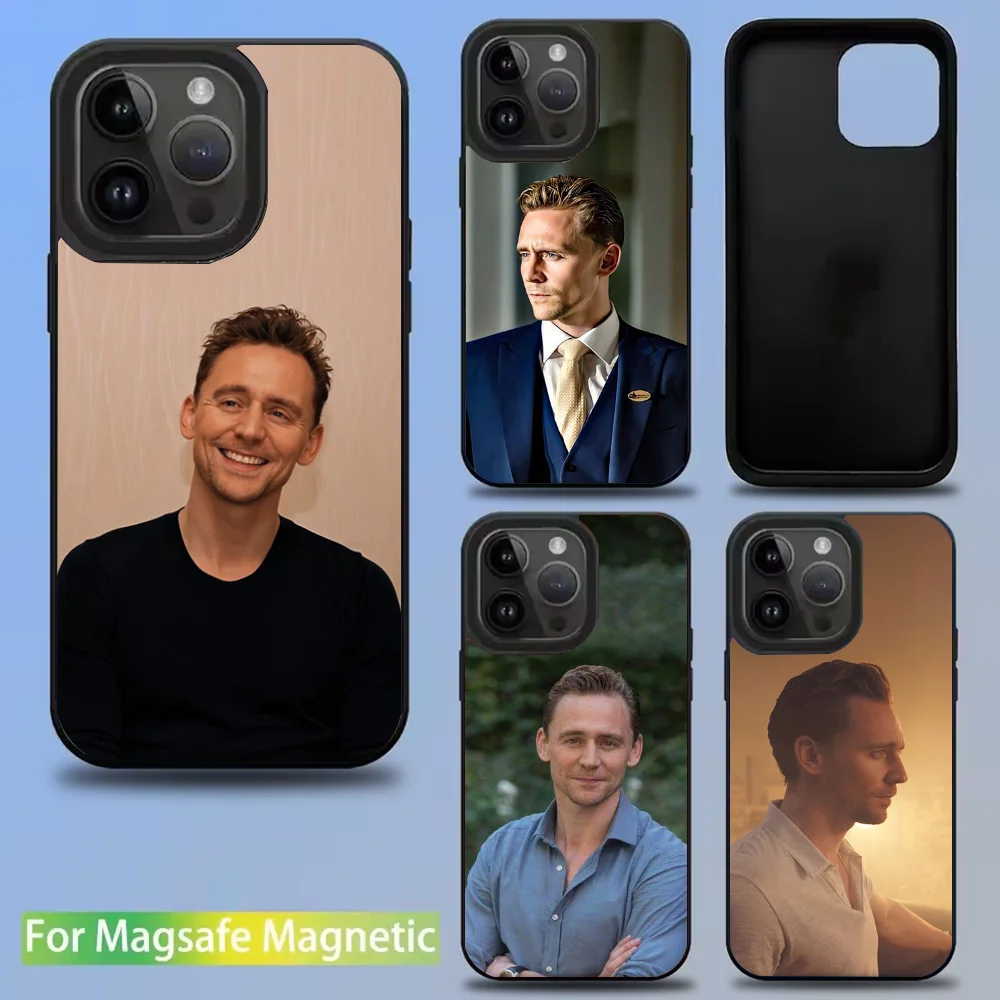 

Actor T-Tom Hiddleston Phone Case For IPhone 16 15 14 13 12 11 Pro Mini Max Soft Magnetic Cover