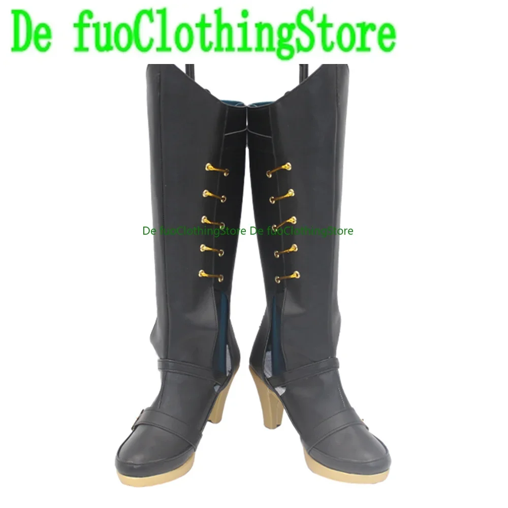 

Edmond Nu Carnival Cosplay Shoes Boots Game Anime Halloween Christmas DefuoClothing Shoes Store