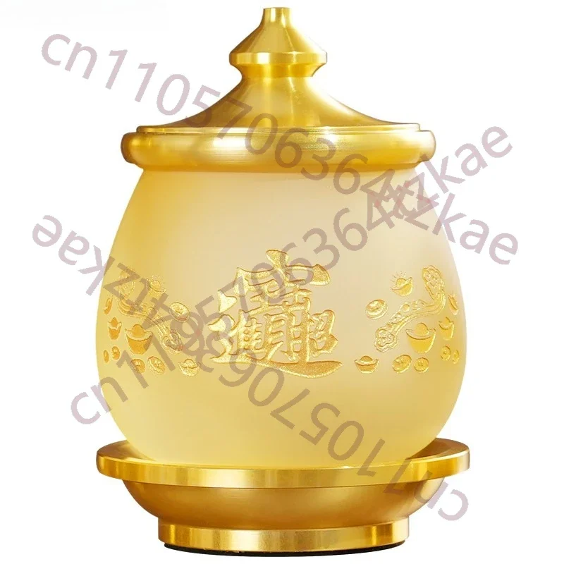 1Pc Exquisite Retro Attracting Wealth Water Cup Buddha Front Offering Cup