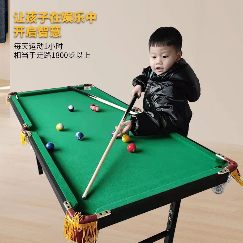 Mini Indoor Family Version Pool Table Toy for Parent-Child Home Use Small Size