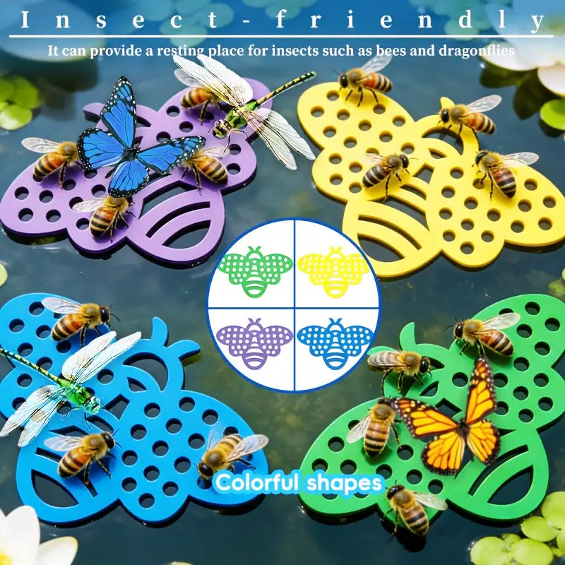 Bee Water Catcher Cups Tray Bee Drinking Station Bee Watering Feeder Honeycomb Beekeeping Setups Luring Insets Waterer
