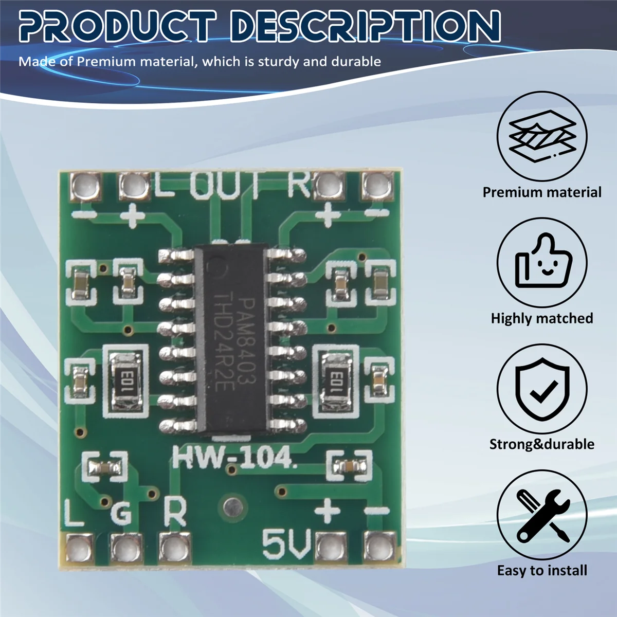 A10I 10 Pcs PAM8403… - image