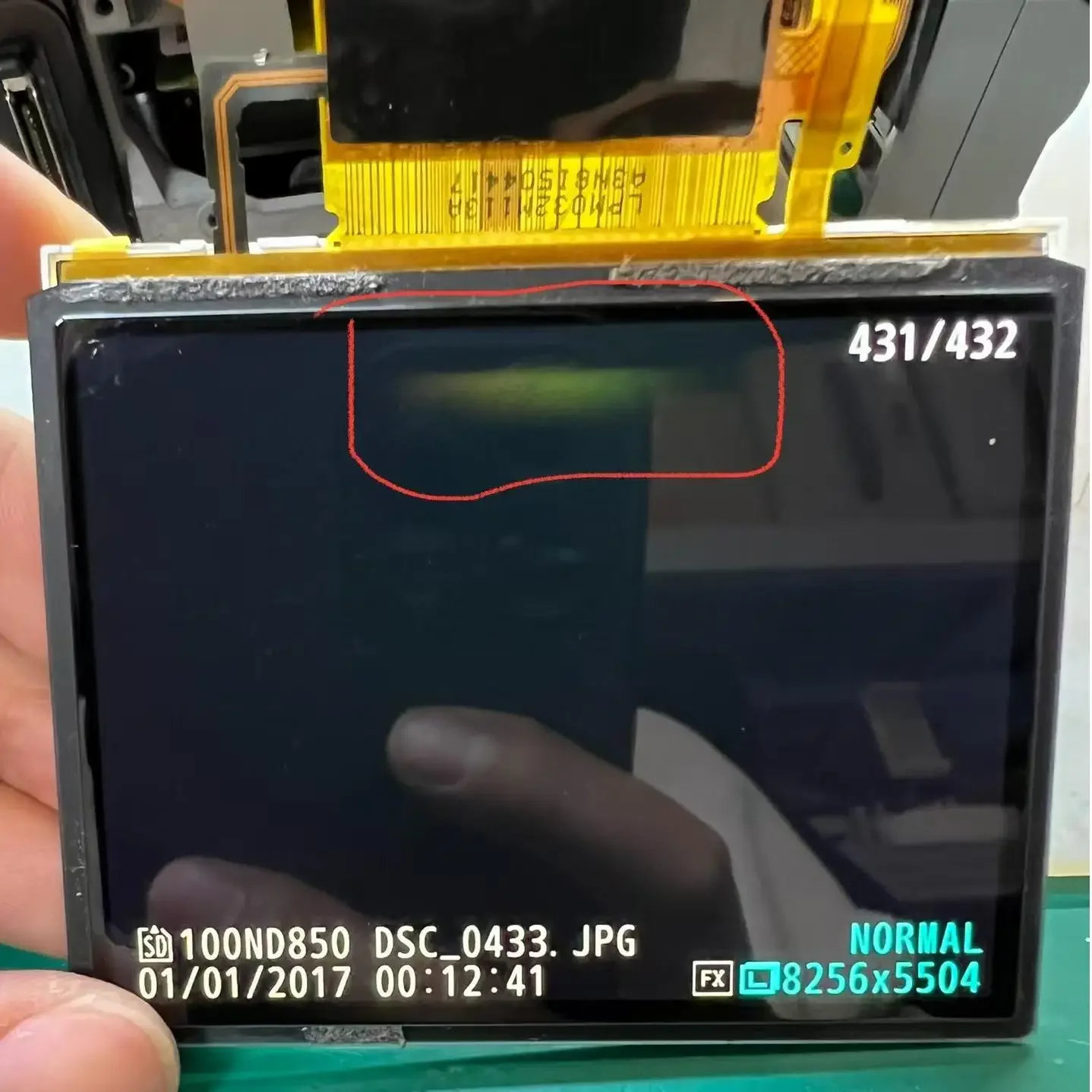 شاشة LCD أصلية جديدة تعمل باللمس مع إضاءة خلفية لأجزاء إصلاح كاميرا Nikon D850 D780 D6
