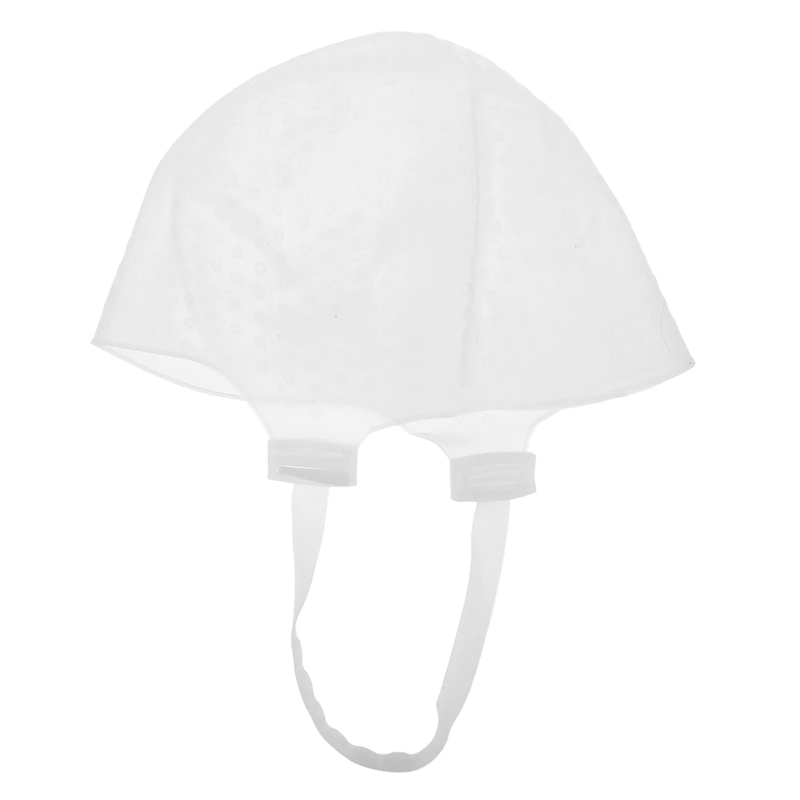 Silicone Highlighting Hair Dye Cap Reusable Punch-Free Hat for Home Salon Use Hair Streaking Highlight Cap with Heat Protection