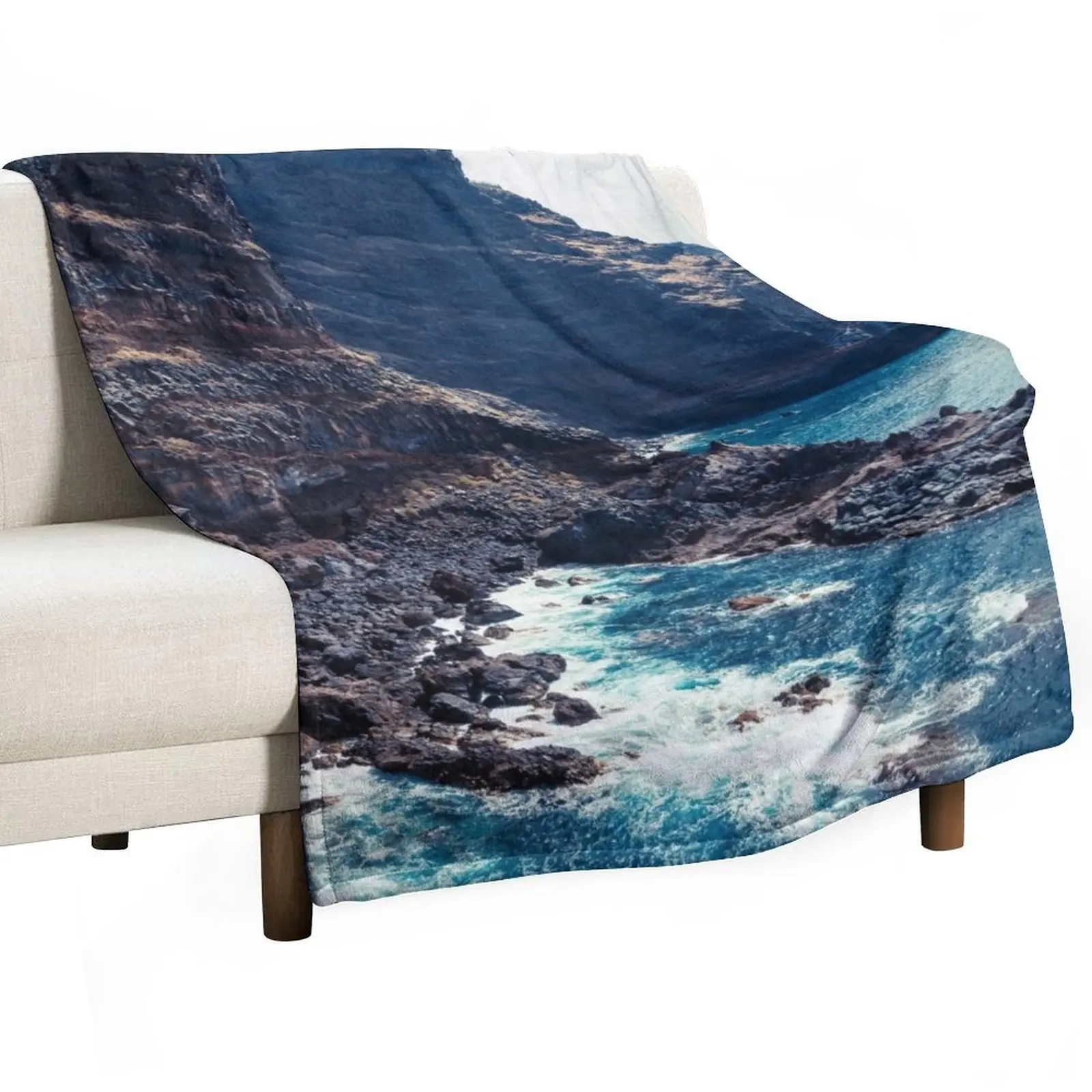 Wild Coast - Tijarafe - La Palma - Canary Islands Throw Blanket cosplay anime Nap Retros Luxury Throw Blankets