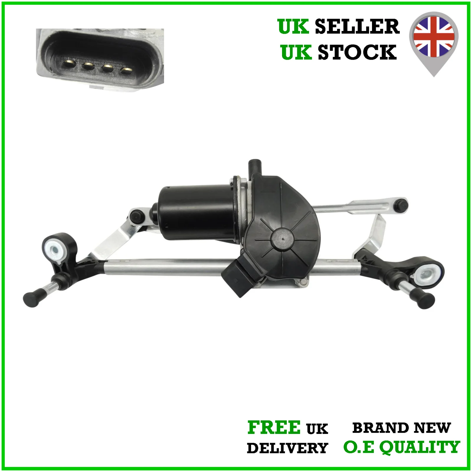 

Front Windscreen Wiper Motor Wiper Linkage Assembly (Right-Hand Drive) For Vauxhall Corsa D Models Opel CORSA D E 2006 Onwards