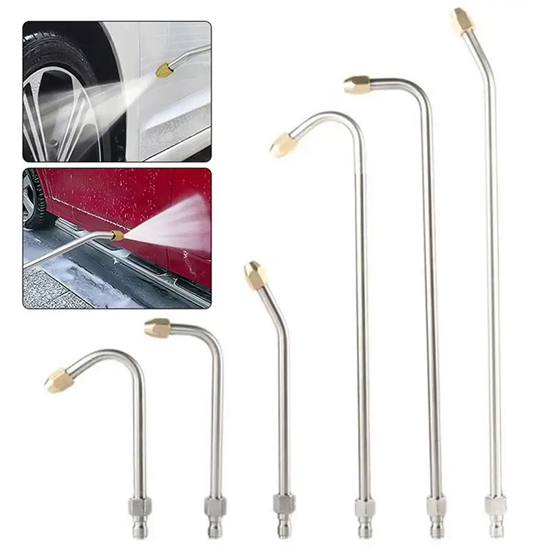 High Pressure Washer Extension Spray Wand 4000PSI Anti-Leak Nozzle Professional Cleaning Tool for Car Yard Fence Outdoor Cleani