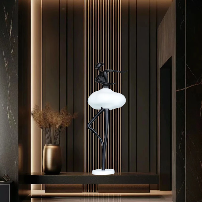 Light luxury creative abstract character living room floor-to-ceiling ornament art, hall  desktop