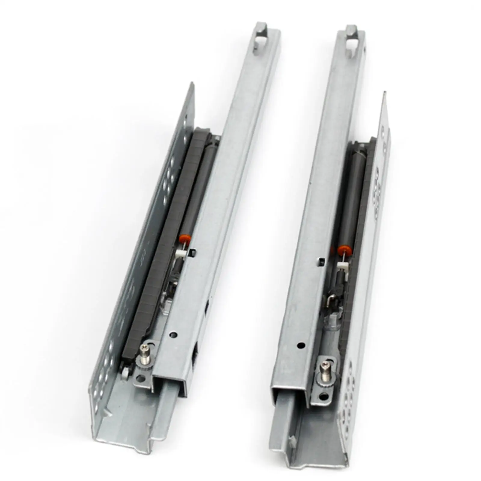Hidden Drawer Track Slides Heavy Duty Bottom Mount Metal Drawer Runner Soft Close Easy Install Furniture Cabinet Hardware