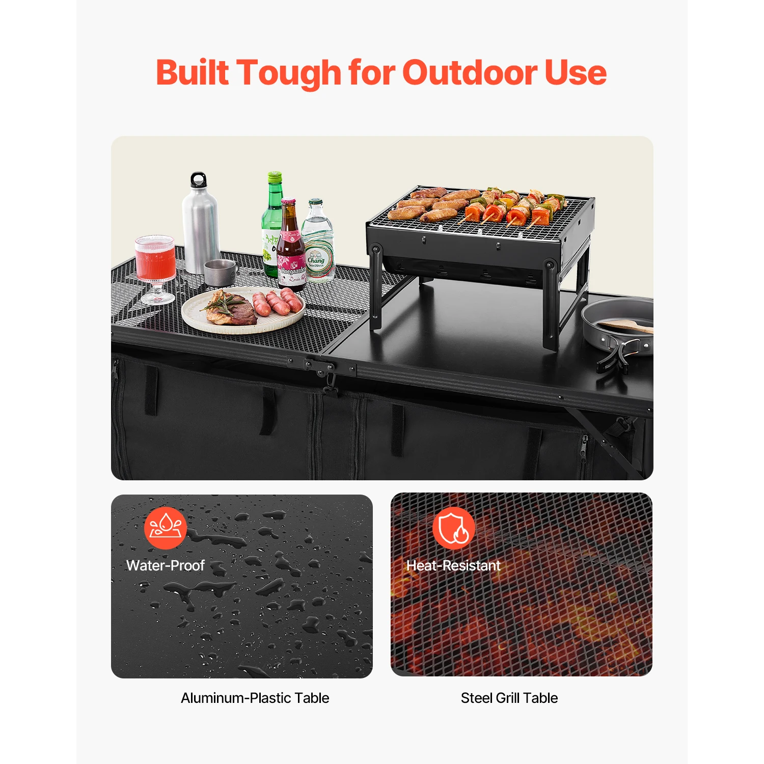 SucceBuy Kamp Mutfak Masası Aç - Camping Cooking Table With Storage incelemesi ve fiyatı