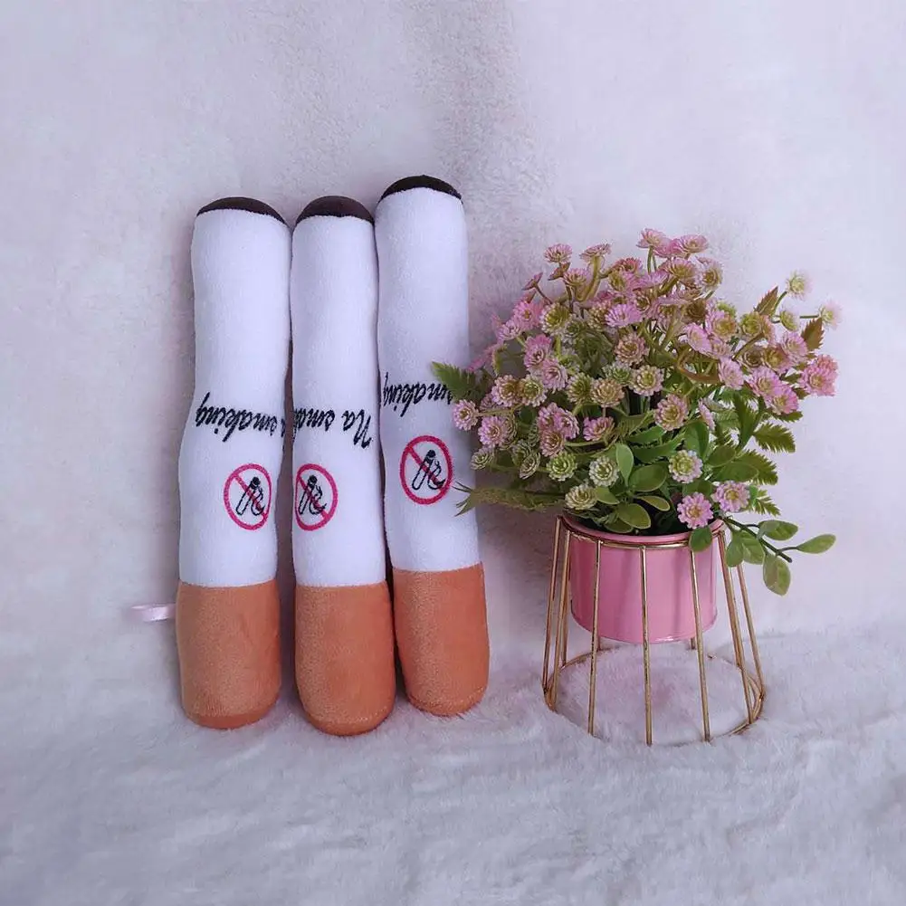 Pet Funny Toys Cigar Big Smoke Pet Plush Toy Smoke Dog Training Toys Photo Prop Pet Toy Pet Supplies Pet Accessories