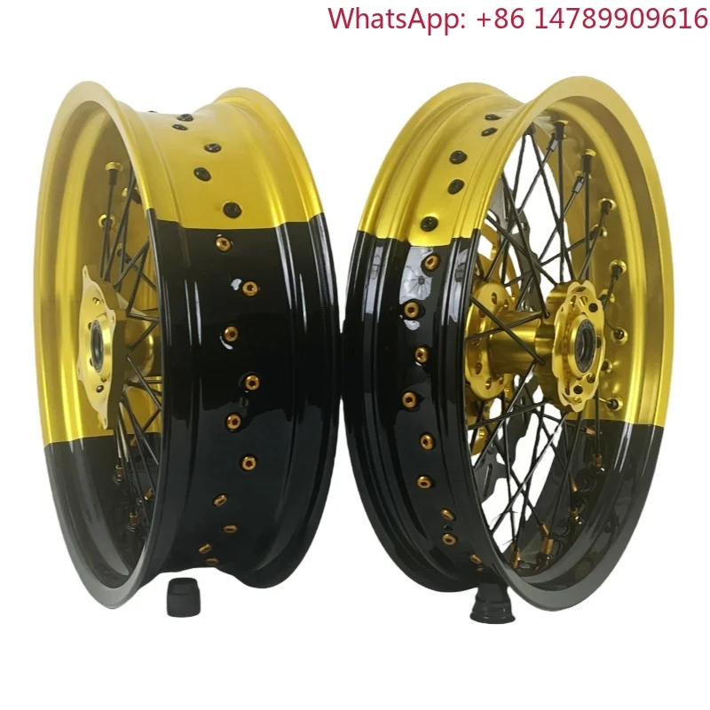 Dirt Bike Supermoto Wheels 17 Inch 7116 Aluminum Alloy CNC Rim Personal Custom Wheel Set For [Model] Motorcycle PartsCustom Size