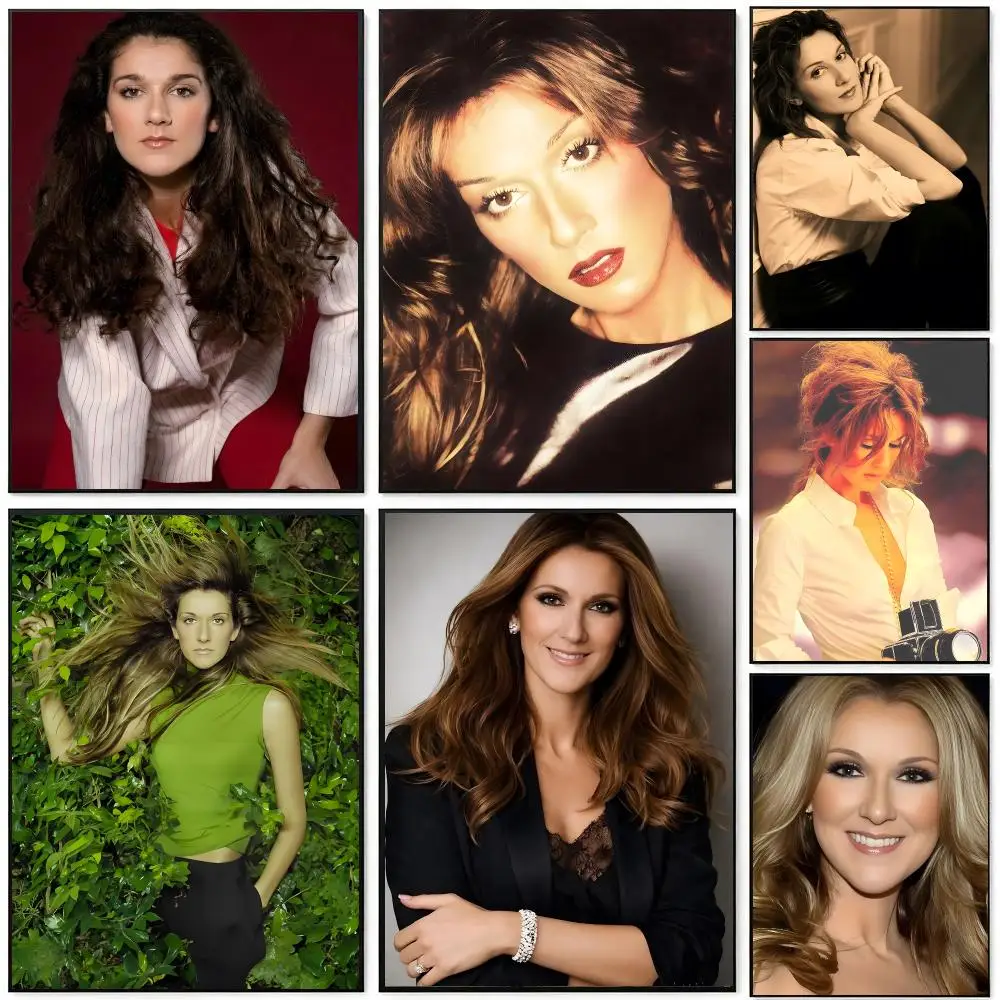 Celine Dion Poster HD Waterproof Self-Adhesive Wall Art – Multi-Scene Use, Top Gift Pick