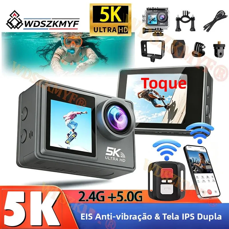 action-camera-5k-4k-con-eis-anti-vibrazione-doppio-schermo-20-touch-13-pollici-impermeabile-30m-per-casco-sci-immersioni-sport-motoristici