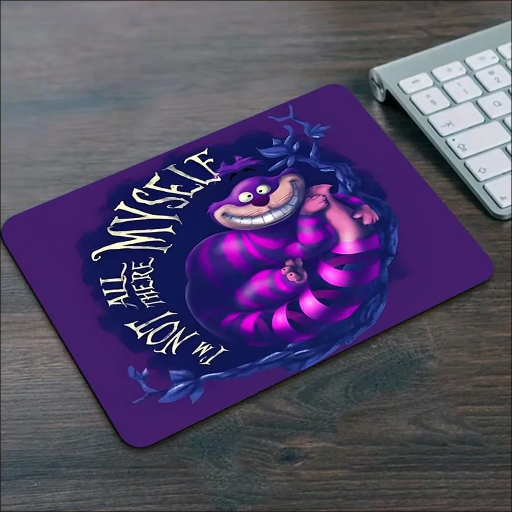 Disney Alice In Wonderland Cheshire Cat Mousepad Custom Skin Desktop Desk Mat Kawaii Gaming Accessories Pad Padmouse Play Mats