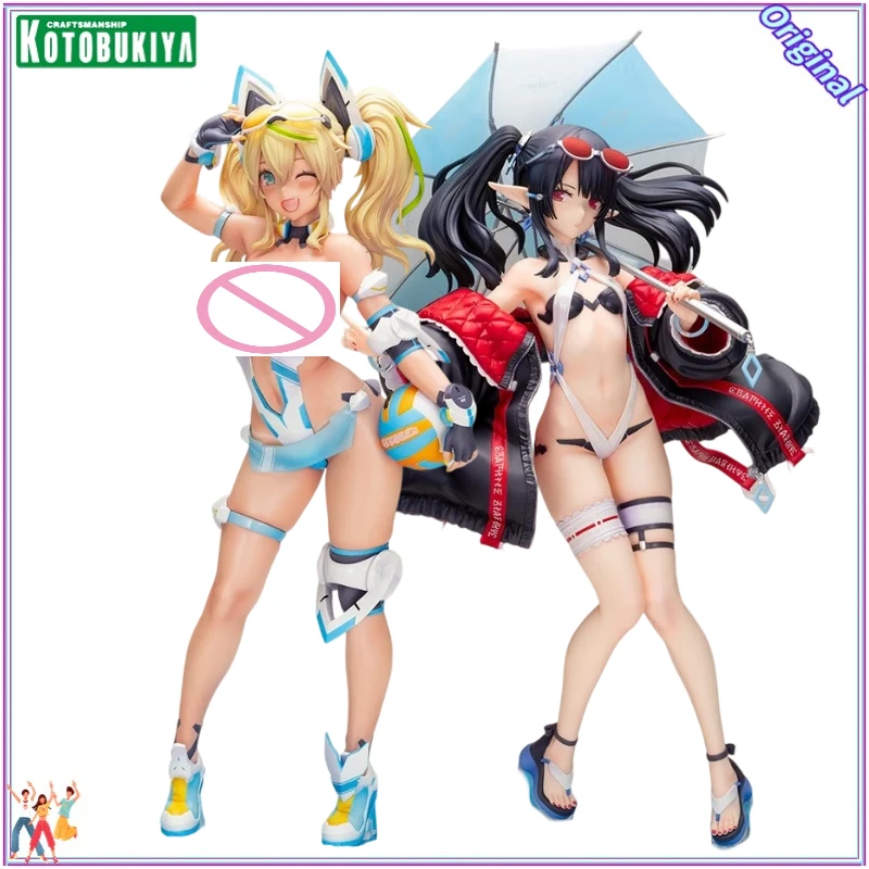 KOTOBUKIYA PSO2es Summer Color Gene/White Sand Annette Summer 1/6 Anime Figure Ornaments