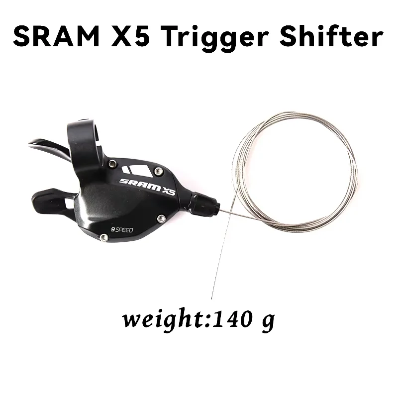 sram X5 9 speed Folding / MTB Bike Kit Trigger Shifter