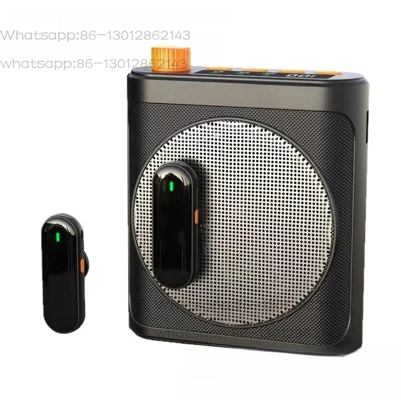 Distribution Collar Clip Microphone Loudspeaker, Live Shooting Portable Charging Compartment